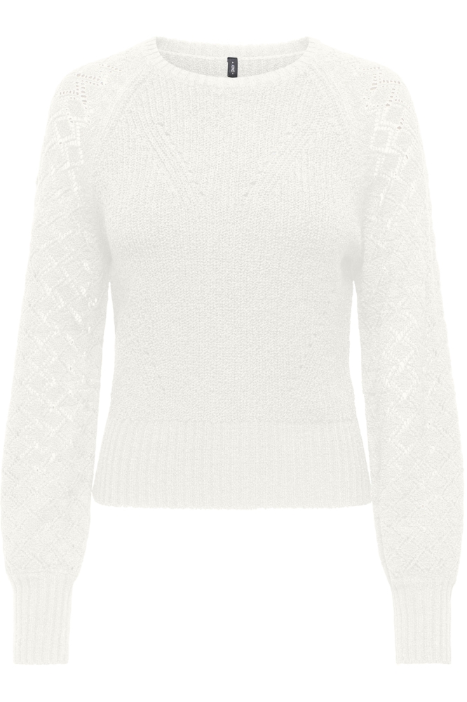 ONLMIAMI LS O-NECK CC KNT 15335108 Cloud Dancer